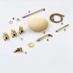 sanihal boston gepolijst goud