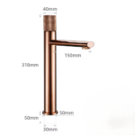 sanihal kurved maxi gepolijst koper