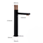 sanihal kurved maxi zwart koper