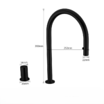 sanihal corfu mat zwart